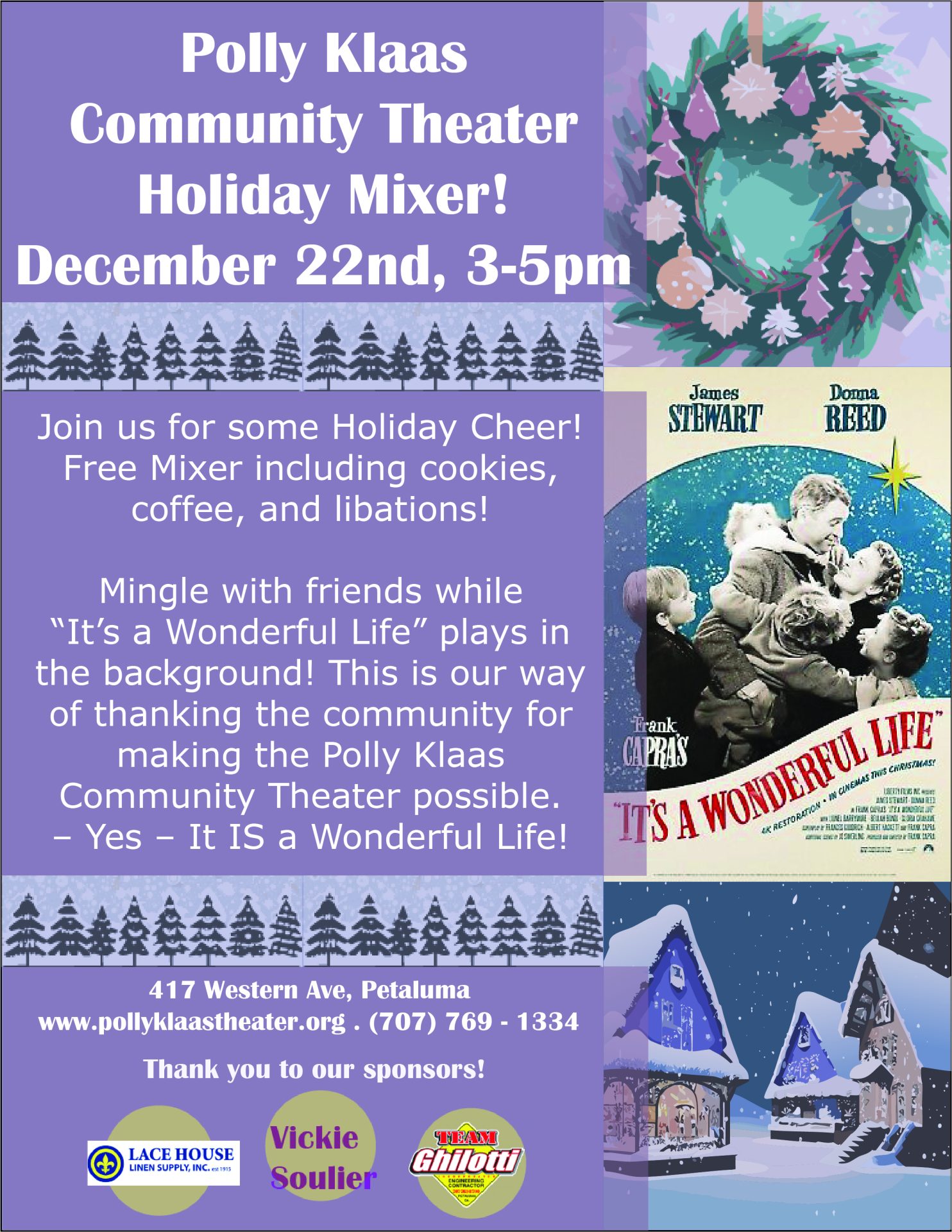 IAWL holiday mixer flyer