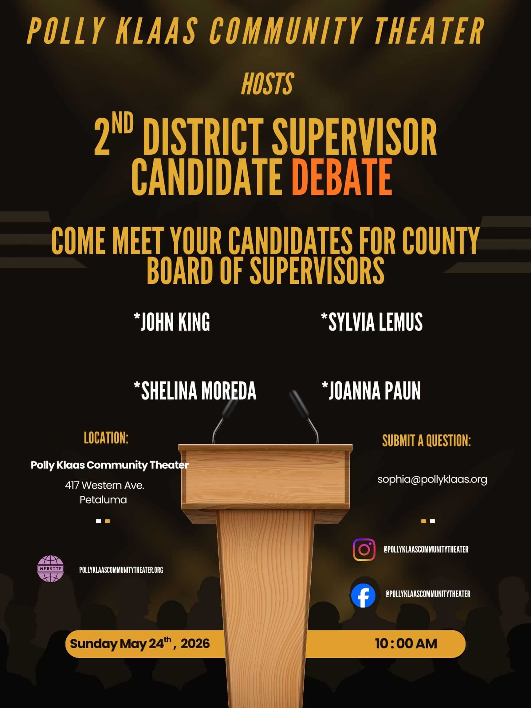 Black Brown Illustration Debate Competition Poster