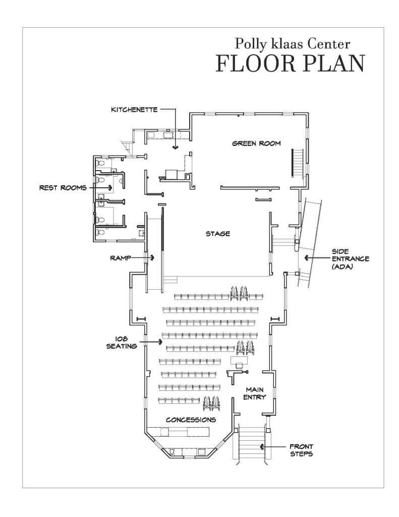 Polly Klaas Theater Floorplan